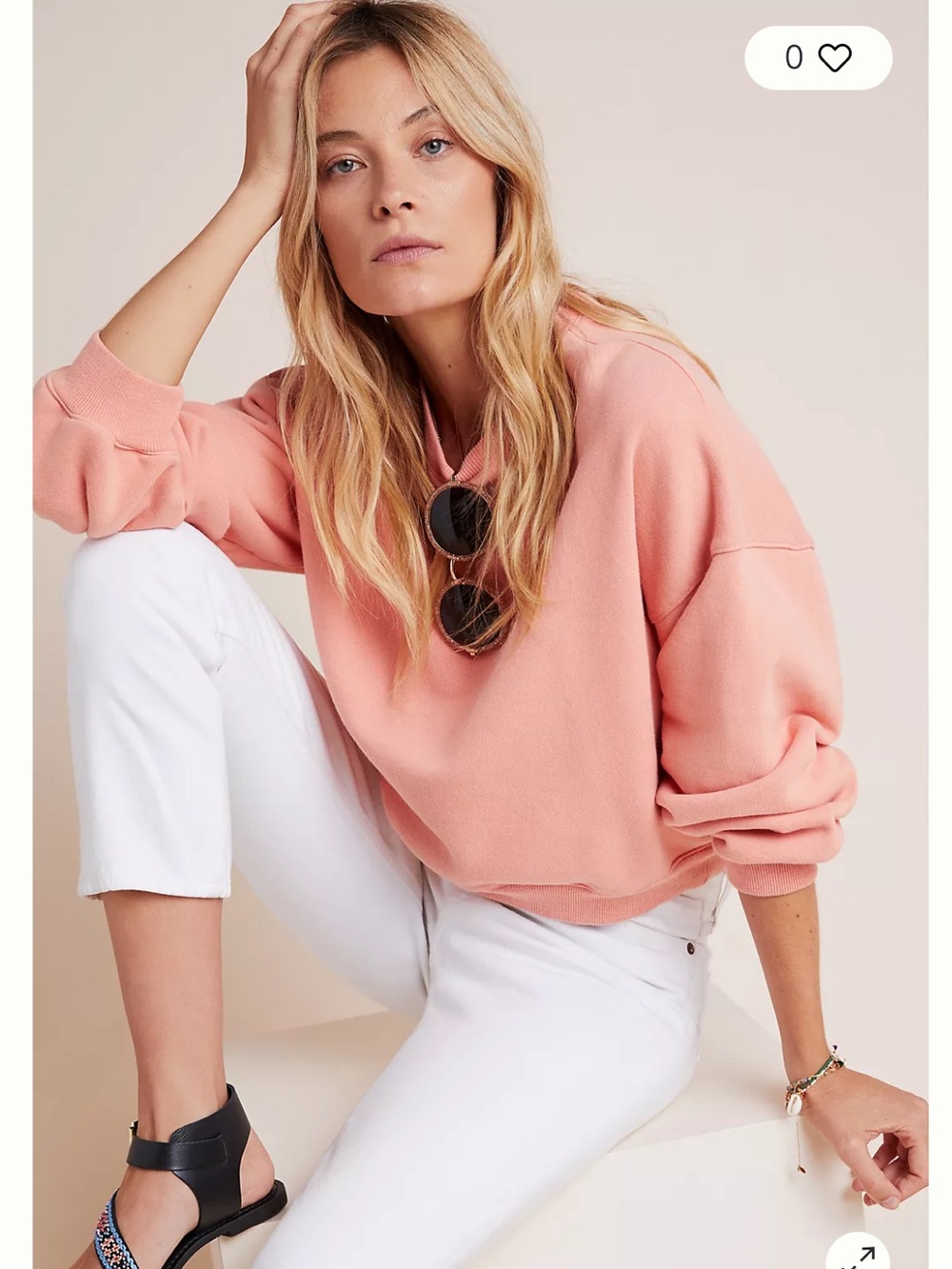 Agolde Relaxed Crewneck Long Sleeve Sweatshirt